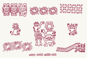 Inca Motifs Vector Bundle, an Illustration by Little Gremlin (Thumbnail 3 of 8)
