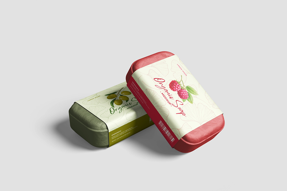 Modern Soap Mockup For Packaging, an Advertising Mockup by bimockup (Photo 4 of 6)