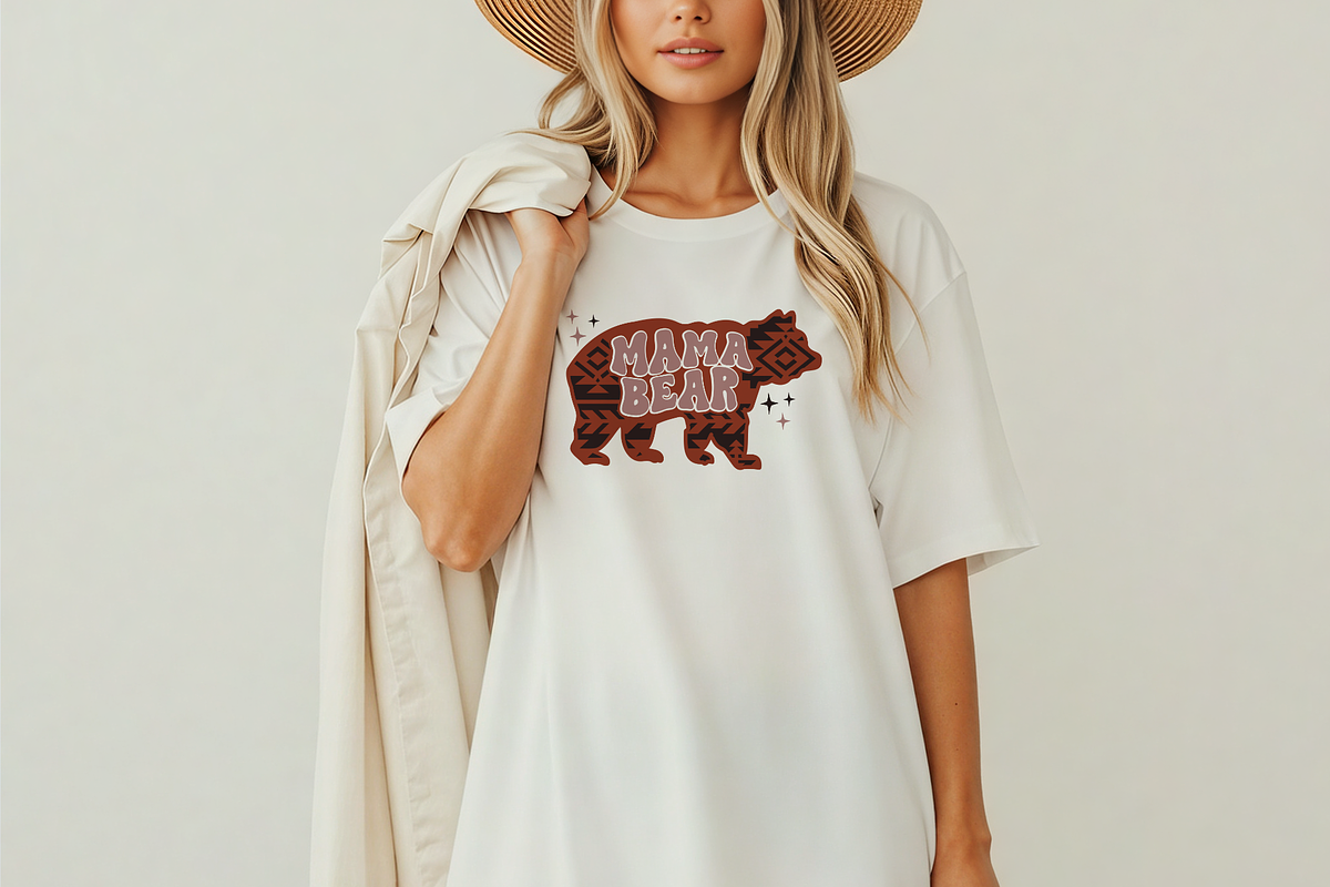 Mama Bear SVG Western Boho Adventure, a Graphic by TanchaArt (Photo 2 of 9)