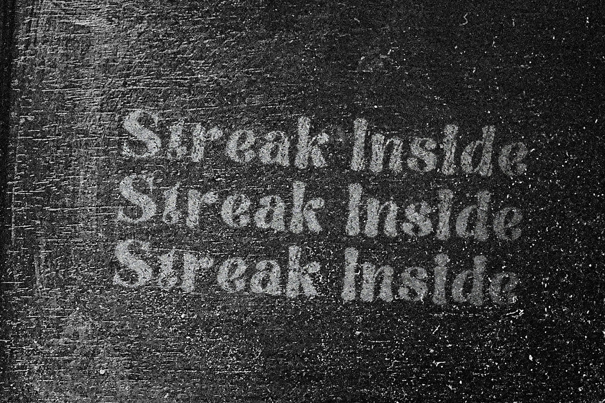 Streak Inside, a Slab Serif Font by Nickhard (Photo 5 of 5)