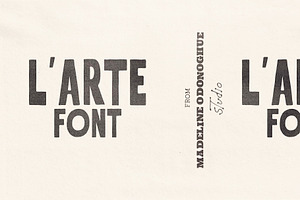 L’ARTE – Editorial Display Font, a Sans Serif Font by Madeline ODonoghue Design