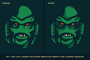 Horrific Halftones for Affinity, a Brush Add-On by RetroSupply Co. (Thumbnail 9 of 21)