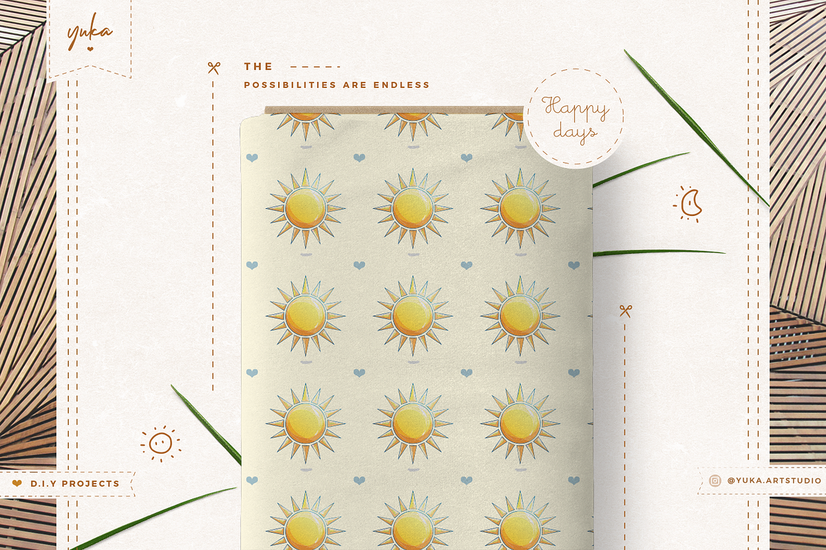 The House of Moon & Sun, a Decorative Illustration by Yuka Baby (Photo 5 of 9)