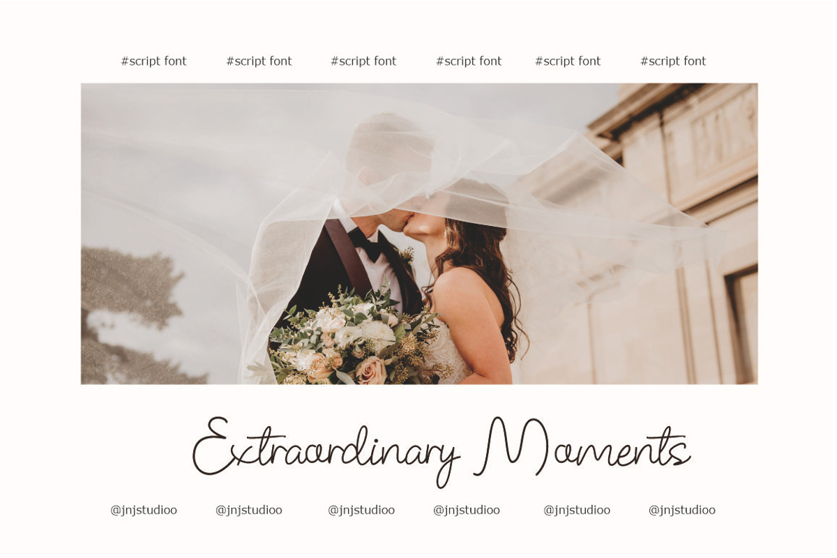 Sammie Script Font, a Script Font by JNJ Studio (Photo 8 of 12)