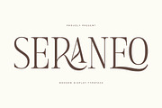Seraneo Modern Display Typeface, a Serif Font by Letterena Studios (Thumbnail 1 of 15)