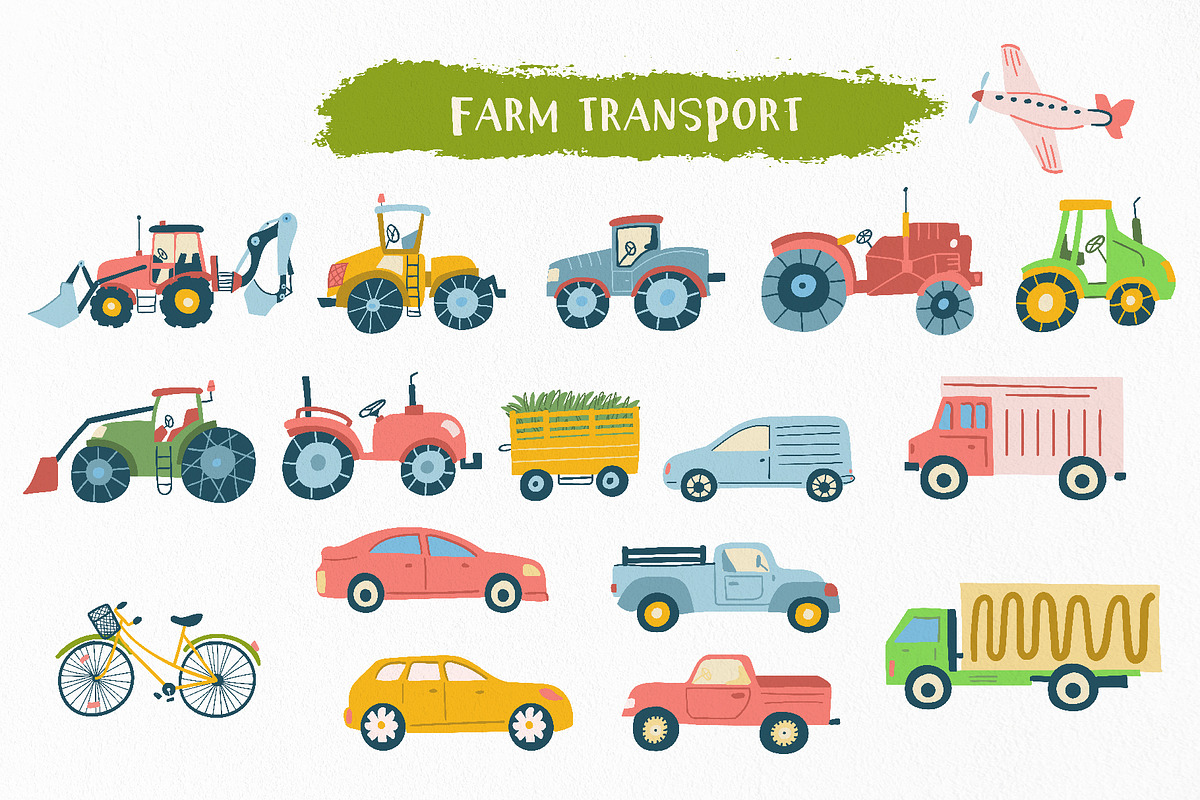 Fun at the Farm - Map Creator, an Object Illustration by Anna Ivanir (Photo 6 of 12)