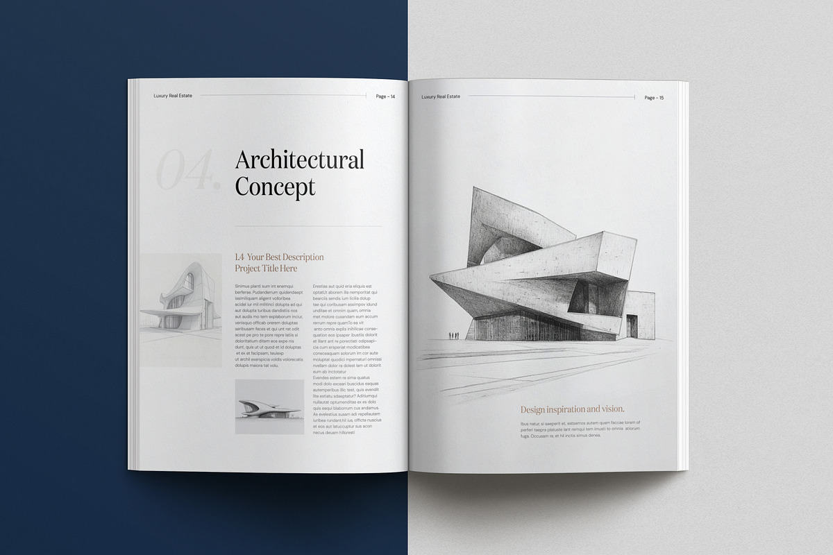 Luxury Real Estate Brochure Template, a Brochure Template by Cleffon_Graphic_Studio (Photo 5 of 7)