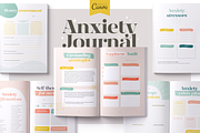 Anxiety Journal | Canva & Printable, a Magazine Template by Marigold Studios (Thumbnail 1 of 9)