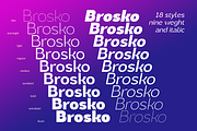 Brosko, a Sans Serif Font by Larin Type Co. (Thumbnail 5 of 10)