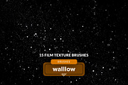 Film texture photoshop brushes, a Brush Add-On by Walllow Creatives (Thumbnail 2 of 3)