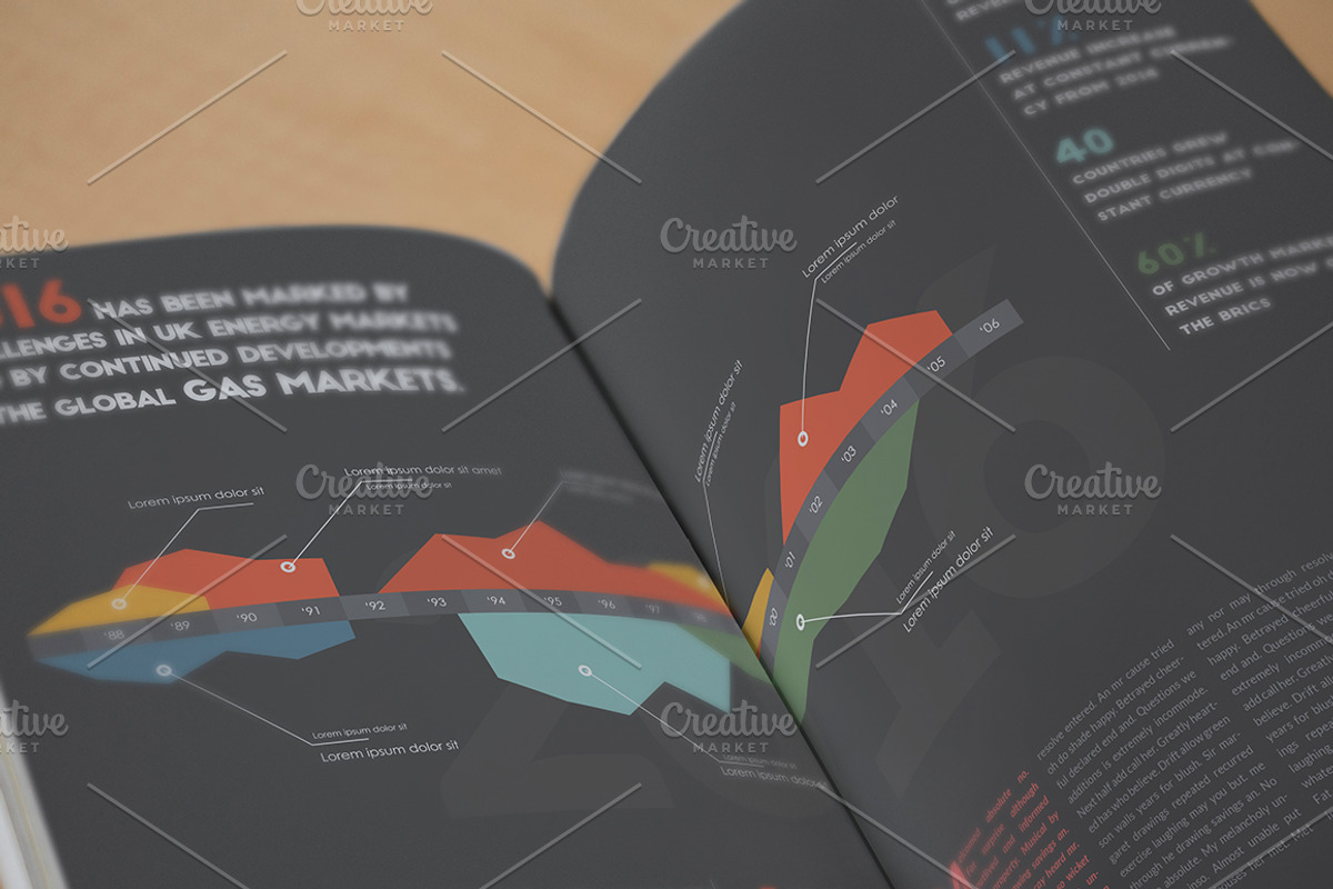 Annual Report A4 / US Letter, a Brochure Template by Mastergfx (Photo 6 of 11)