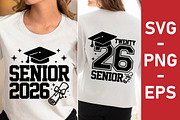 Senior Class Of 2026 Svg PNG, an Object Graphic by EllaMaiyaali (Thumbnail 4 of 5)