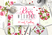 GARDEN ROSES|Wedding invitations, an Invitation Template by Purple-Bird (Thumbnail 1 of 5)