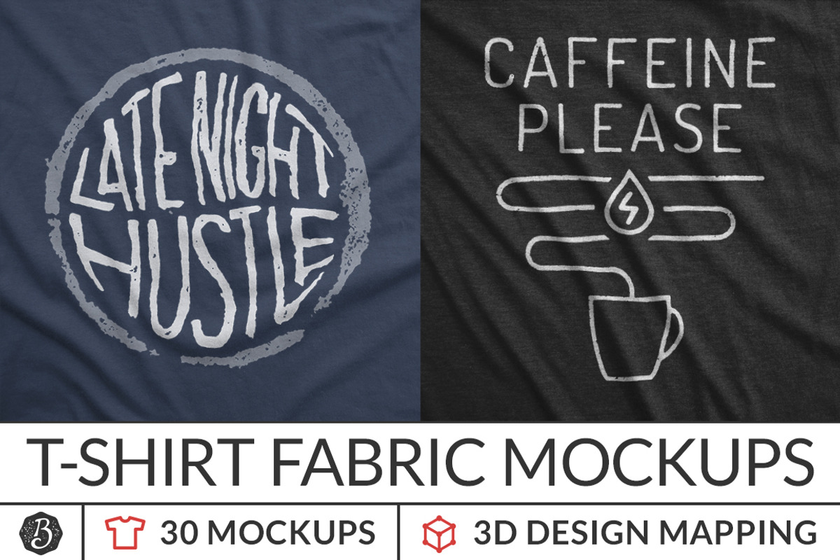 Instant T-Shirt Fabric Mockups, a Shirt Mockup by Brent Galloway (Photo 1 of 3)