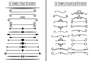 90 Simple Dividers Mega Pack, an Object Graphic by The Digital Download Shop (Thumbnail 2 of 4)