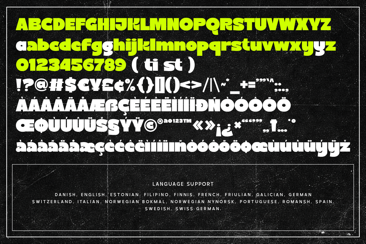 Centive Bold Futuristic Display Font, a Sans Serif Font by Ronny Studio (Photo 9 of 9)