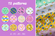 The 90s. Cliparts, cards, patterns, an Object Illustration by Valeria Soloveva (Thumbnail 12 of 23)
