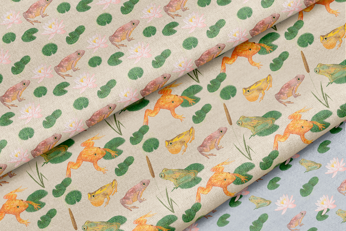 Frogs & Lily Pads, an Illustration by Petunia Prints (Photo 5 of 6)