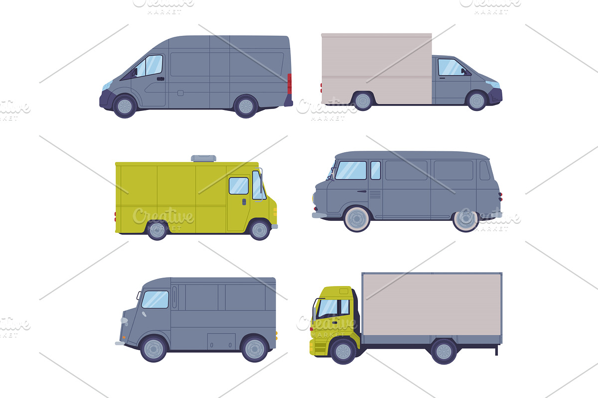 Van or Truck as Equipped Motorized, a Transportation Illustration by TopVectors