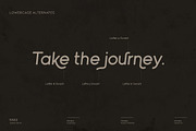 Wandery Modern x Vintage Typeface, a Sans Serif Font by Wandery Supply (Thumbnail 9 of 14)