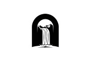 Waterfall Arch Landscape SVG Bundle, an Illustration by jahid234 (Thumbnail 18 of 31)