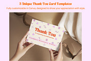 Ecommerce Thank You Card Templates, a Card Template by Hell Yeah Designs (Thumbnail 3 of 4)