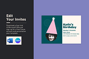 Katie Birthday Invitation, an Invitation Template by Mountain Folk Creative (Thumbnail 2 of 6)