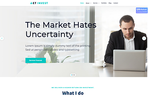 ET Invest Onepage WordPress Theme