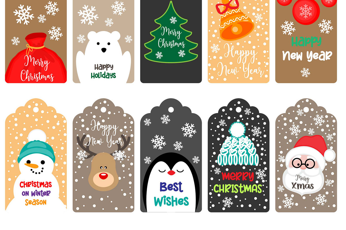 Christmas Labels, a Decorative Illustration by Believe Creatives (Photo 3 of 4)