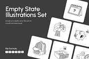 100 Empty State Illustration Bundle, an Empty State Illustration by Prosymbols (Thumbnail 1 of 12)