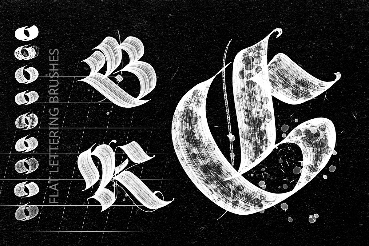 RA Bundle for Lettering. Procreate, a Brush Add-On by Diacritics (Photo 5 of 10)