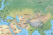 Vector map of world relief, a Graphic by One Stop Map (Thumbnail 3 of 3)