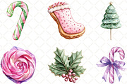 Pastel Christmas Cookies Candy, an Illustration by Black Bird Studio (Thumbnail 5 of 6)