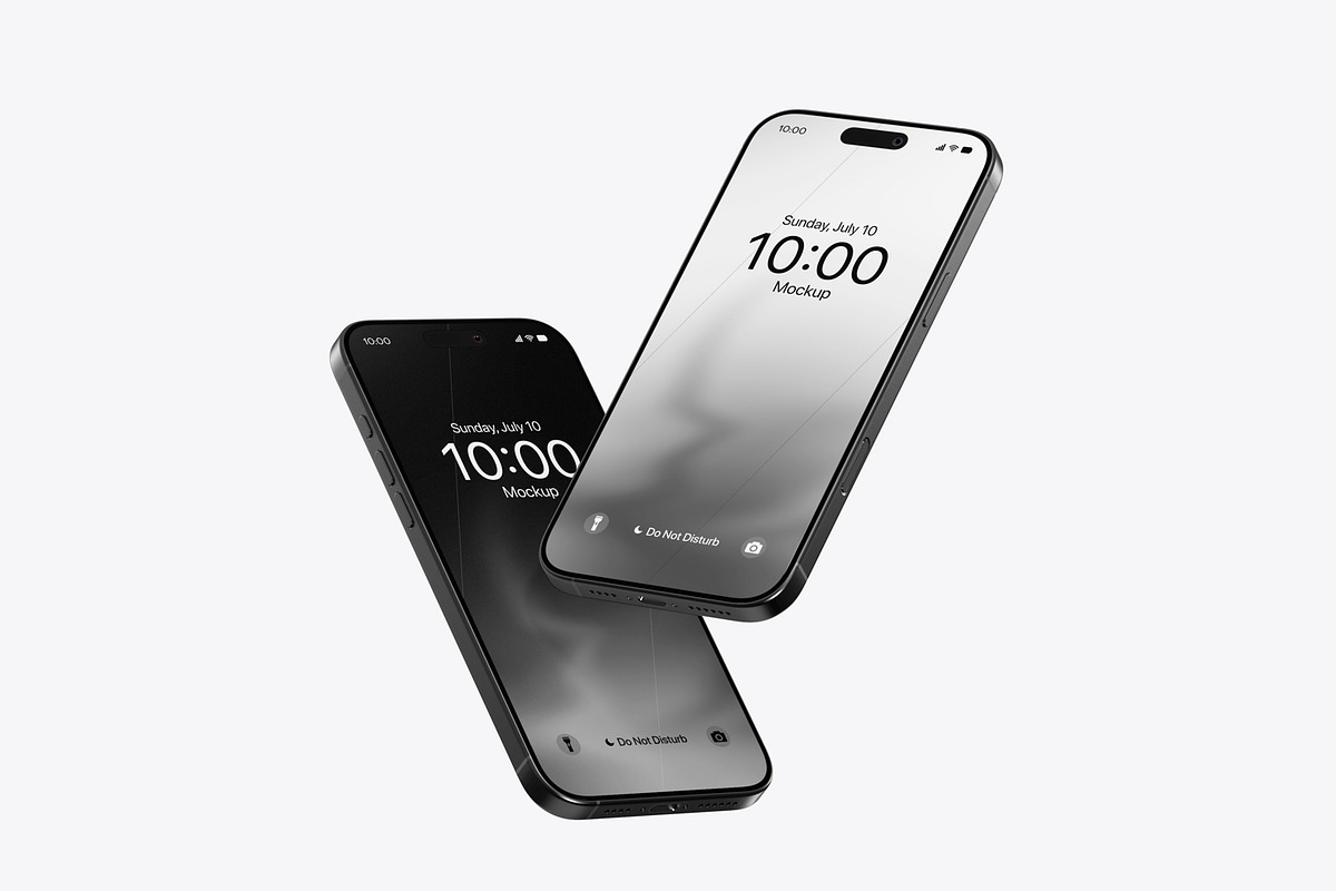 iPhone 16 Pro Mockup, an iPhone Mockup by RamStudio2 (Photo 5 of 17)