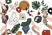 Natural Clipart, a Seasonal Illustration by GlamArtZhanna (Thumbnail 3 of 3)