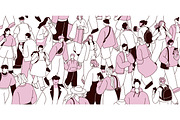 People crowd walking on city street, a Person Illustration by Good Studio (Thumbnail 3 of 3)