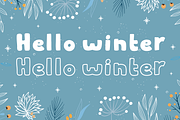 Winter Dairy - Christmas Font, a Script Font by Attype (Thumbnail 4 of 8)
