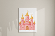 Castle Clipart Bundle, a Decorative Illustration by Pati Charm Studio (Thumbnail 7 of 8)
