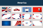 America 4th of july independence, a Seasonal Illustration by foxndeer (Thumbnail 1 of 4)