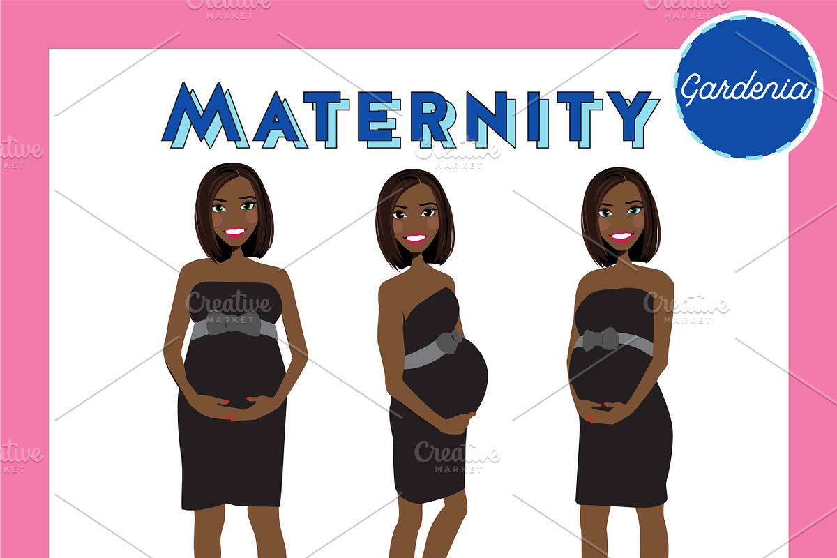 Maternity Pregnant Portrait Creator, a Person Illustration by Lauren Lesley Studio (Photo 16 of 45)