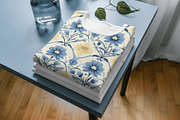 12 Cornflower Bloom Seamless Pattern, a Pattern Graphic by Inknfolly (Thumbnail 4 of 7)