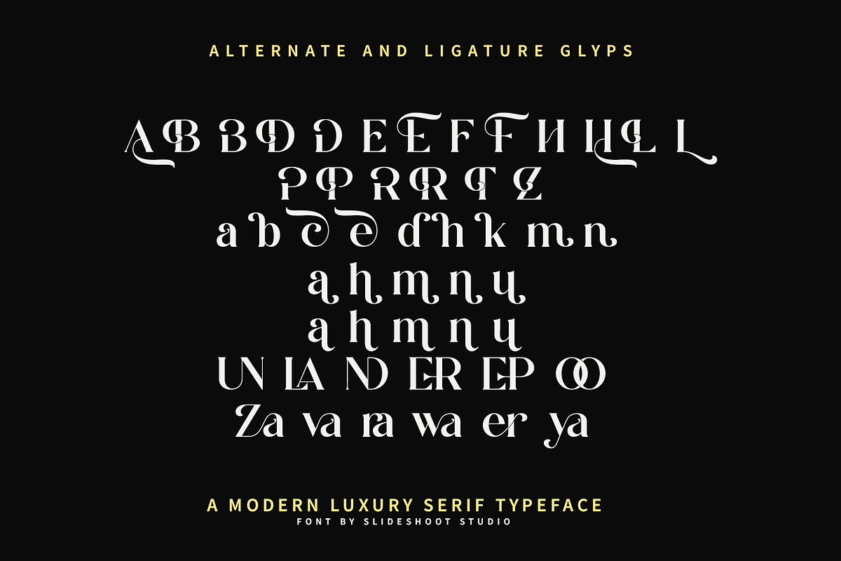 Zalerin || Modern Serif Typeface, a Serif Font by Idea Studio (Photo 12 of 12)