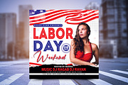 Labor Day Flyer, a Flyer Template by Poushe Design (Thumbnail 1 of 2)