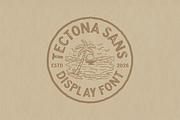 Tectona - Font & Extras!, a Sans Serif Font by Localmad (Thumbnail 6 of 9)