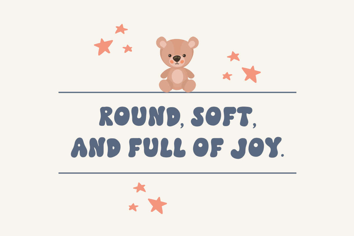 Sweet Child Font, a Sans Serif Font by Cosy Fox (Photo 6 of 7)