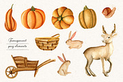 Watercolor gnomes. Big bundle, an Illustration by JuliaBadeeva (Thumbnail 4 of 27)