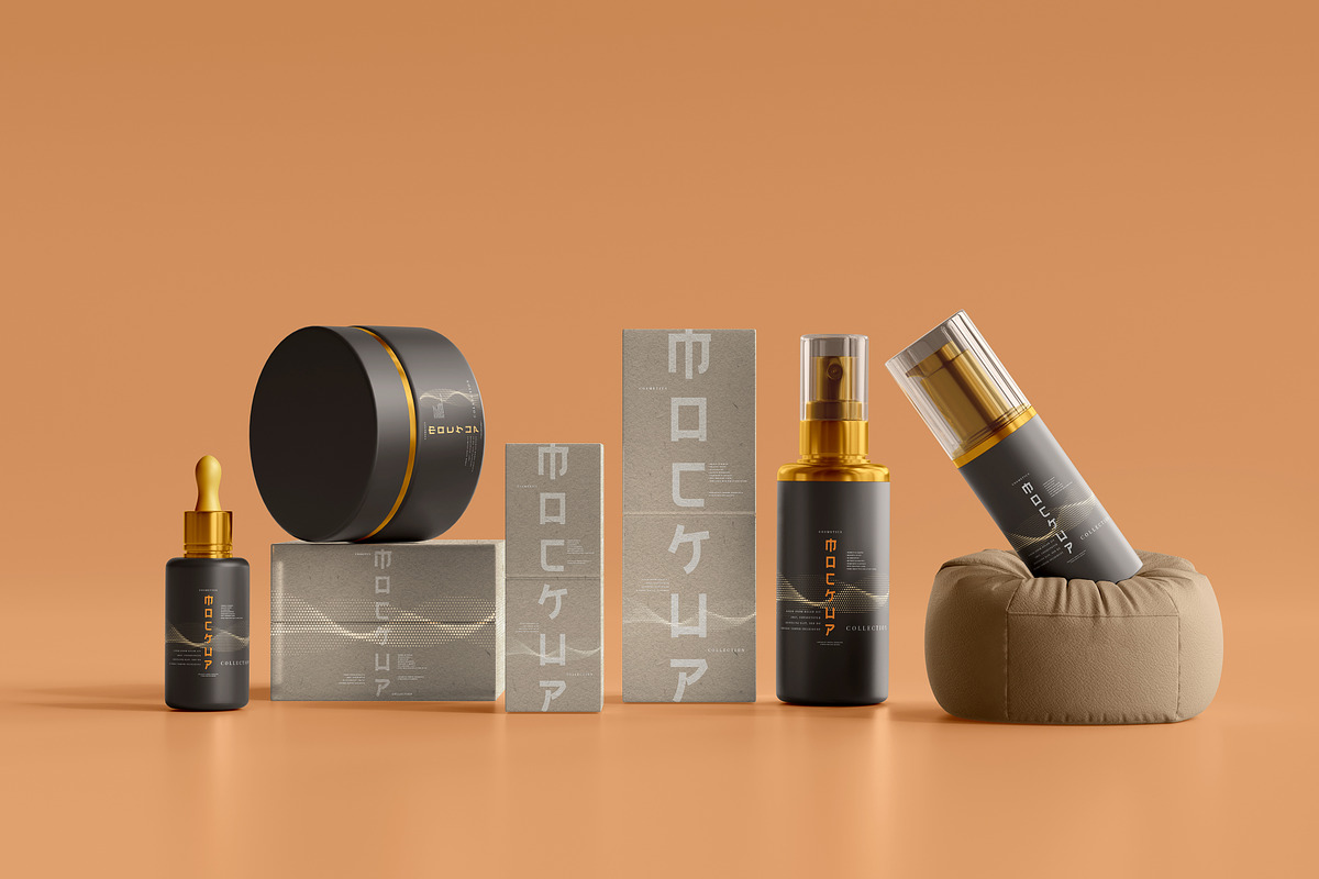 100+ Cosmetic Branding Mockups, a Cups & Container Mockup by pmvch (Photo 7 of 102)