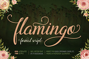 Flamingo - formal script, a Script Font by Blessed Print (Thumbnail 1 of 13)