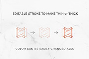300 Geometric Premade Logo Bundle, a Branding & Logo Template by XpertgraphicD (Thumbnail 9 of 63)