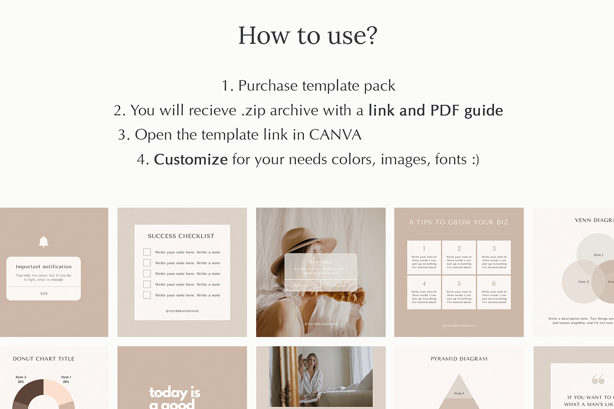 Engagement Coach Instagram Template, a Social Media Template by Eden Origin Studio (Photo 2 of 8)